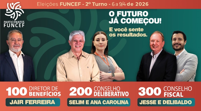 Segundo turno na Funcef começa nesta segunda (6). Sindicato apoia candidatos do grupo Participantes Funcef