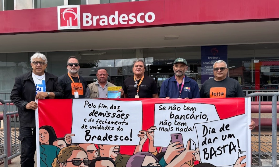 Dia Nacional de Luta denuncia demissões e fechamento de agências no Bradesco