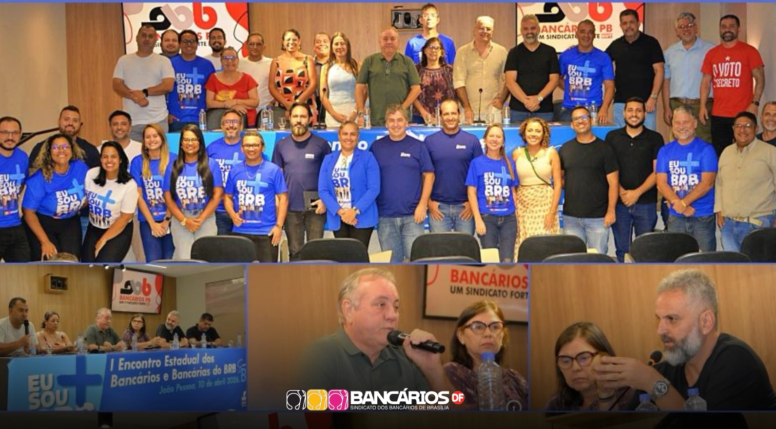 Sindicato participa na Paraíba de encontro dos bancários do BRB e reforça articulação nacional em defesa do banco público
