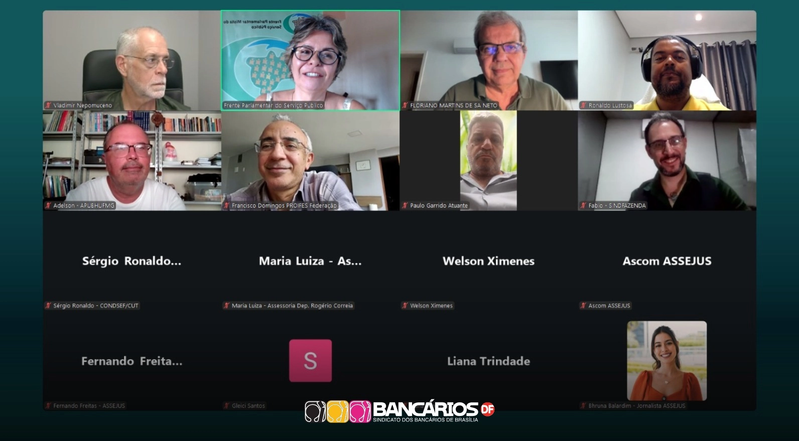 Sindicato leva situação do BRB à Frente Parlamentar e articula apoio nacional em defesa do banco público