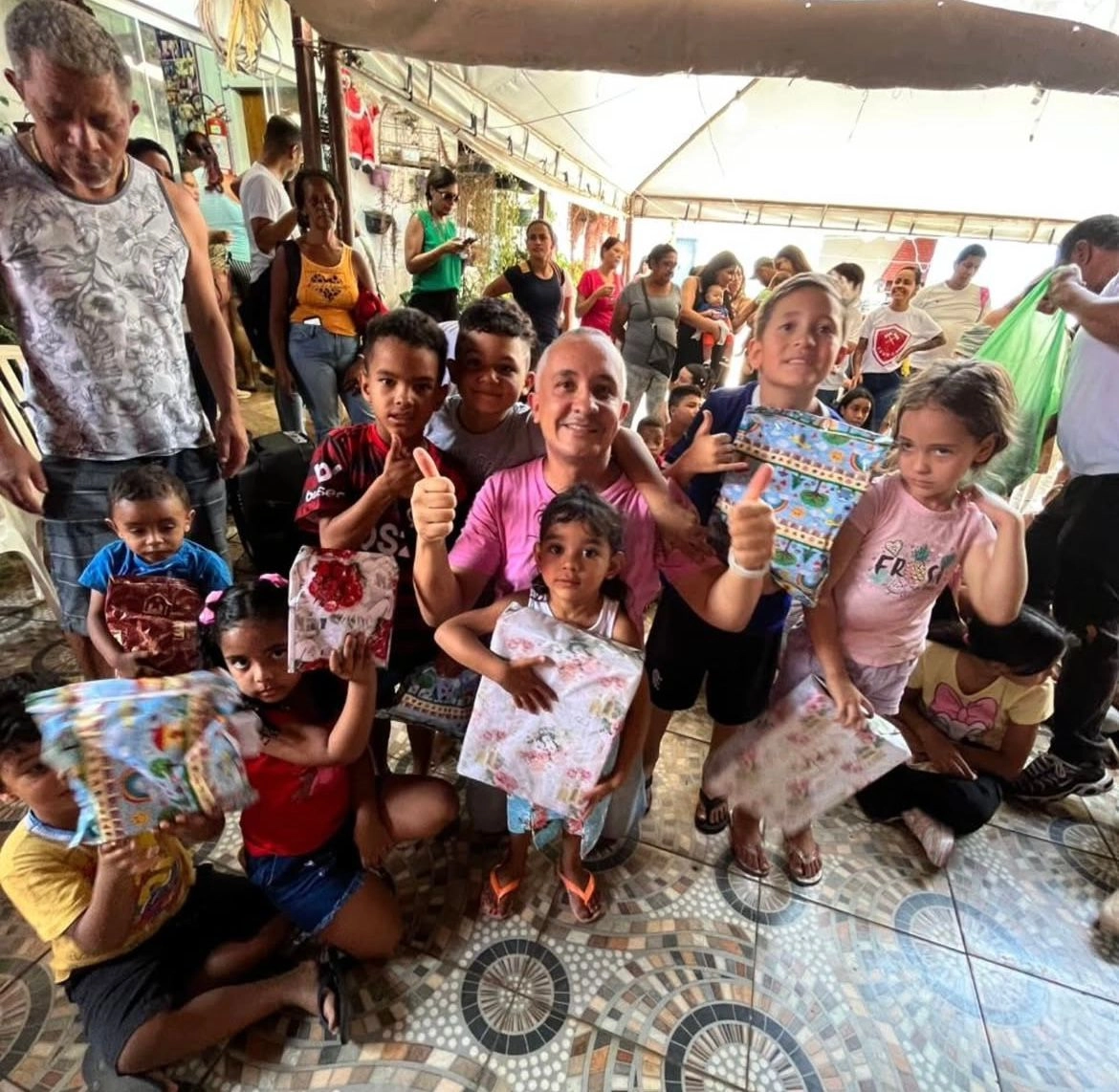 Sindicato apoia ação de Dia das Crianças na Seara Espírita de Ogum, Oxóssi e Xangô