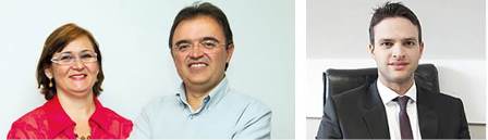 Maria Rita Serrano, Fernando Neiva e Rafael Matos